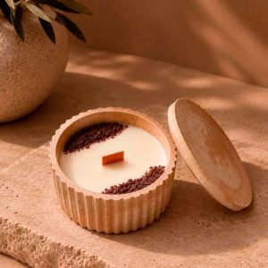 Vela aromática de soja Luna Hogar